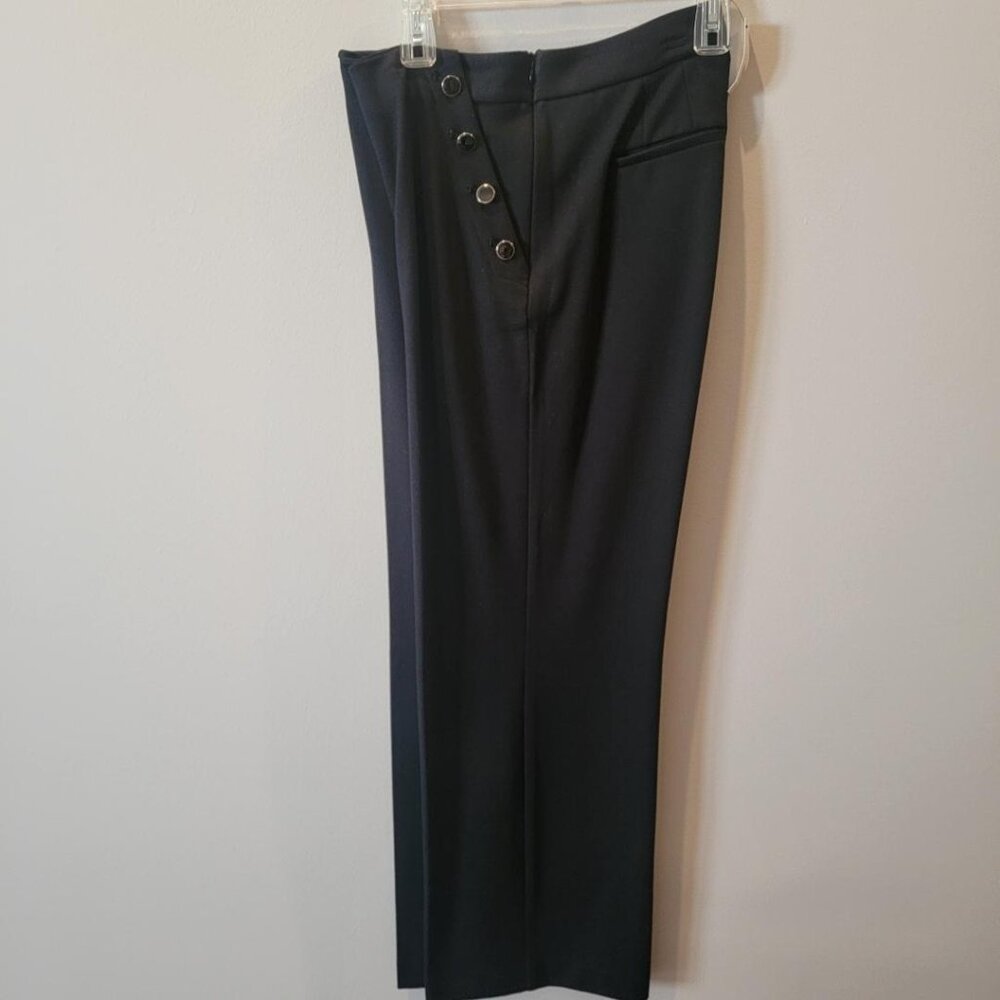 NWT!! TALBOTS Greenwich Pants size 10 Black RETAIL $139!!